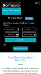 Mobile Screenshot of c21northlandvacationrentals.com
